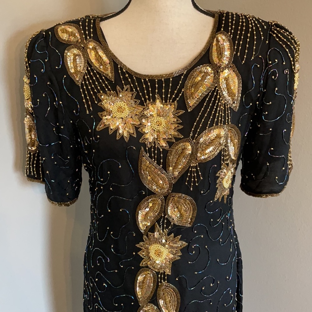 SWEE LO 100% silk dress vintage - Picture 2 of 10